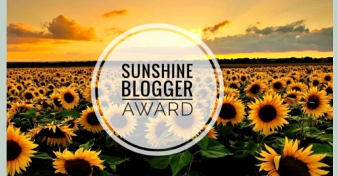 SUNSHINE BLOGGER AWARD.