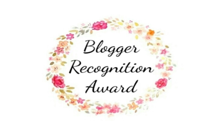 Blogger Recognition Award: My second award.