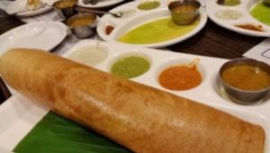 masala dosa at saravan bhawan.