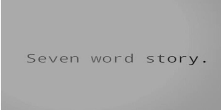 Seven word story: A short story that I believe in..